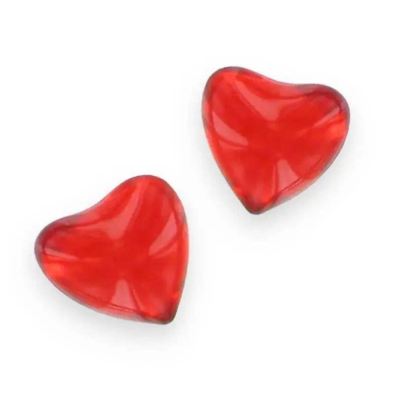 Perle de bain coeur Fraise